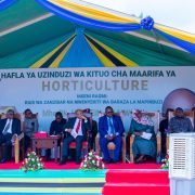 H.E, Dr. Hussein Ali Mwinyi, President of Zanzibar and Chairman of the Revolutionary Council, Launches the New Horticulture Knowledge Center in Zanzibar.